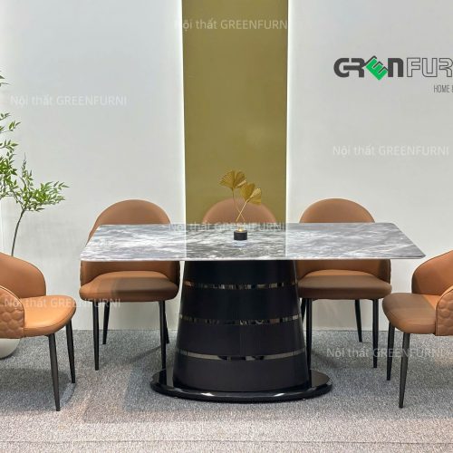 Bộ Bàn Ăn Mặt Đá Cẩm Thạch VGR-T21091