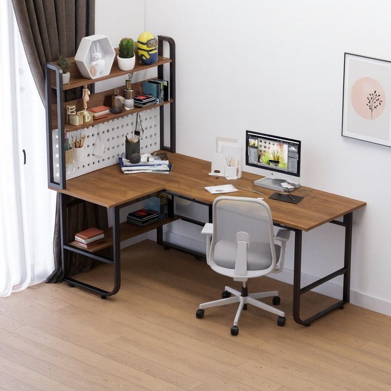 Bàn chữ L hay bàn chữ nhật cho nhân viên: Loại nào phù hợp? 1 ban-chu-l-hay-ban-chu-nhat-cho-nhan-vien-1