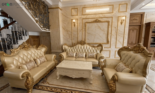 Da Bò Ý Là Gì? Bí Mật Đằng Sau Lớp Da Thượng Hạng Của Sofa Cao Cấp 3 Sofa Tân Cổ Điển Da Bò Ý