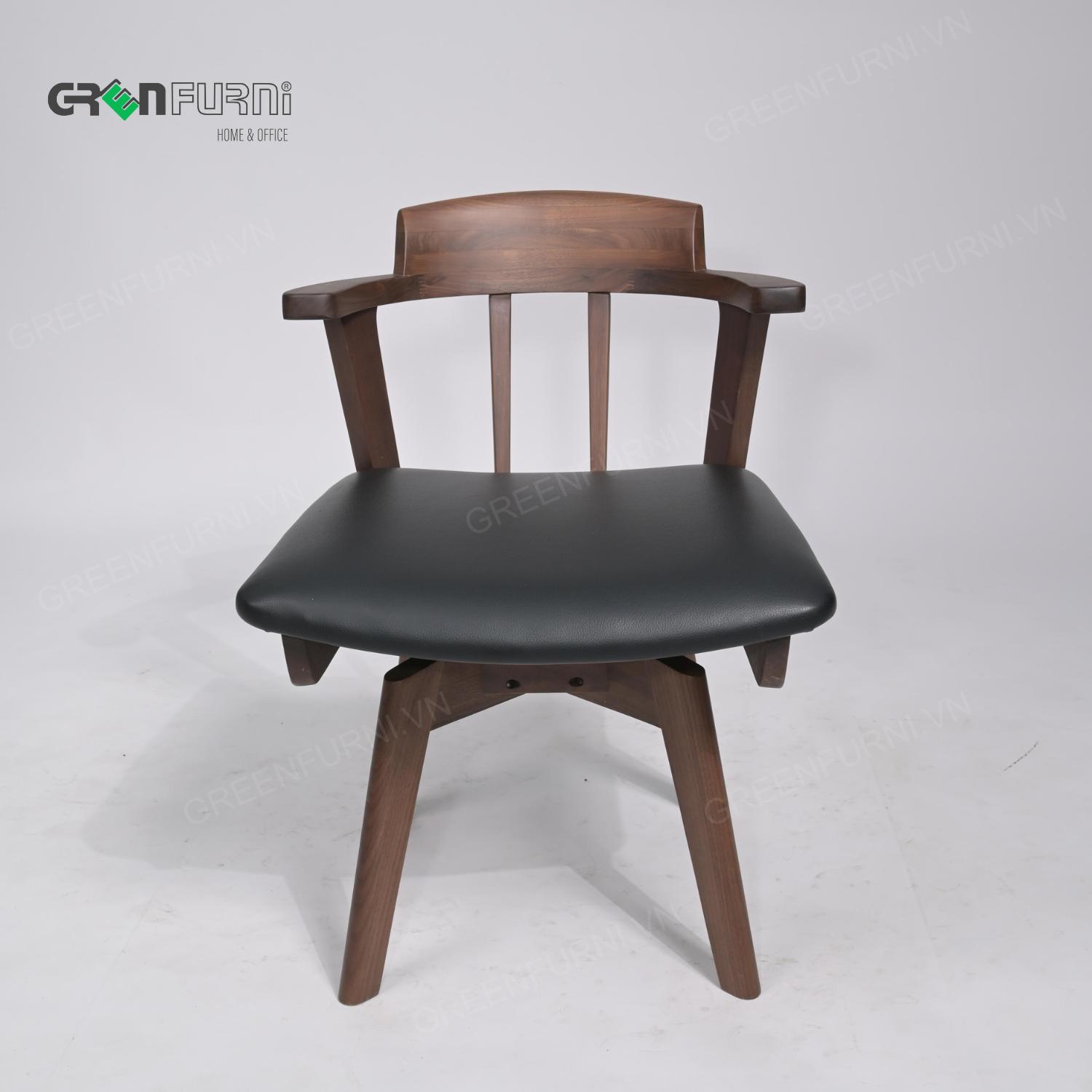 Mẫu ghế gỗ tối giản thanh lịch cho phòng khách tại Greenfurni