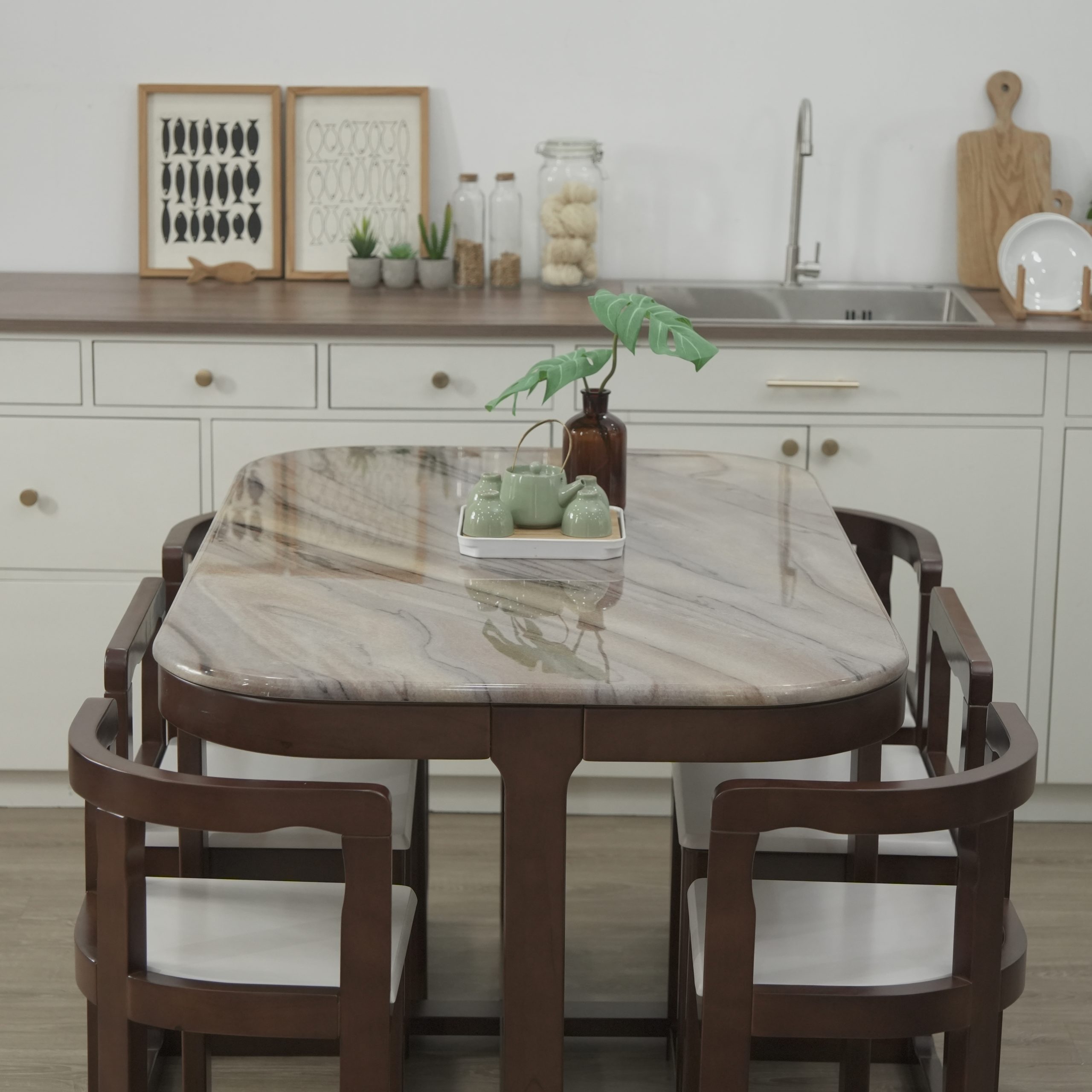 bàn ăn xếp gọn cho nhà nhỏ