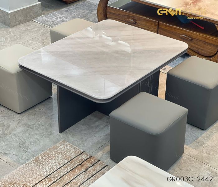 Bàn Trà Giấu Ghế Đôn: Giải Pháp Sở Hữu Bàn Trà Thông Minh Cho Nhà Nhỏ 2 Bàn Trà Giấu Ghế Đôn