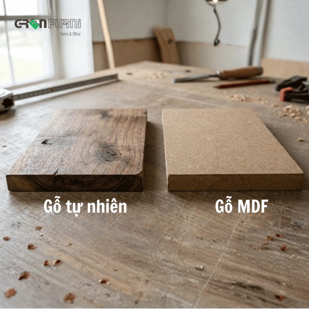 Chọn Bàn Gỗ Công Nghiệp Hay Gỗ Tự Nhiên? Tối Ưu Chi Phí