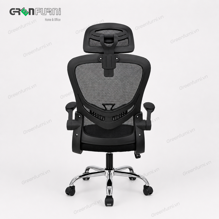 Ghế văn phòng lưới - ROF 117 5 Ghế văn phòng lưng lưới 117